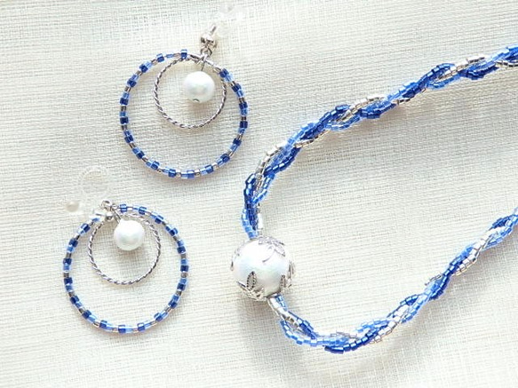 7/30までsale!twist line set：cosmos blue 3枚目の画像