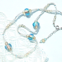 aqua memory circle necklace 1枚目の画像