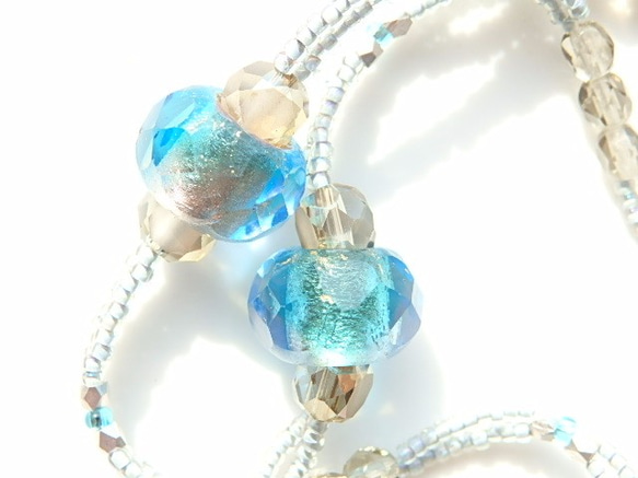 aqua memory circle necklace 2枚目の画像