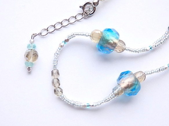 aqua memory circle necklace 3枚目の画像