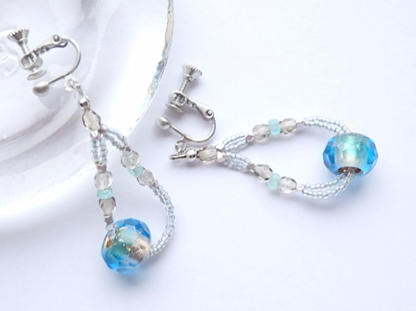 aqua memory circle necklace 6枚目の画像