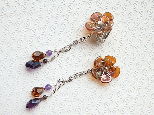 sale1琥珀梅：earring 1枚目の画像