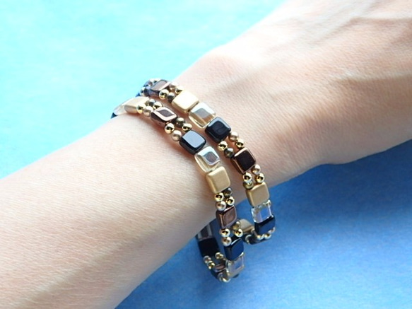 ２本で2way!　bracelace／ancient ruins square series：Lou-lan 3枚目の画像