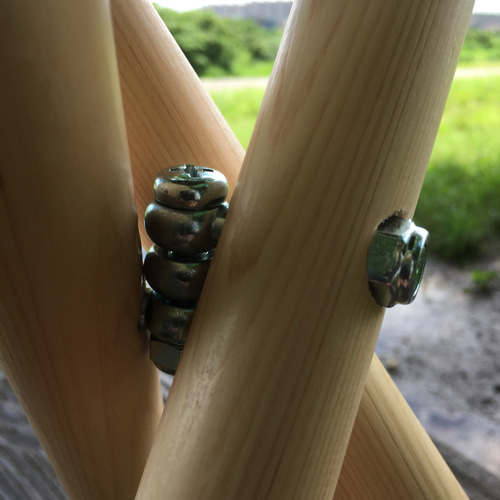 防水帆布ハンティングチェア/キナリ、オレンジ、ブラウン他全9色（受注