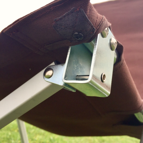 防水リクライニングチェア/チョコ（張替シートのみ）差替ビス付き