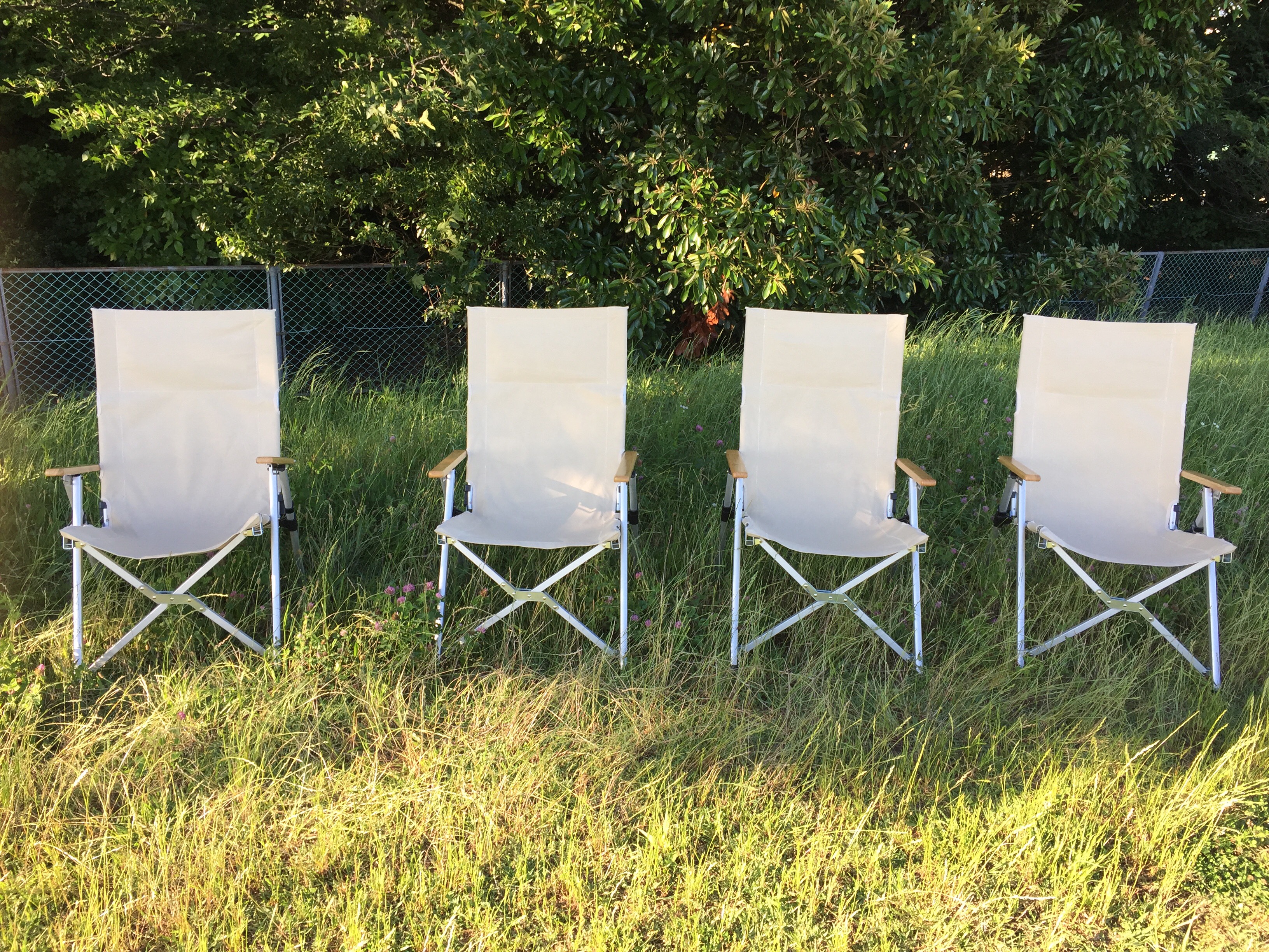 防水リクライニングチェア/サンドベージュ（生地のみ1シート差替ビス付）受注オーダー