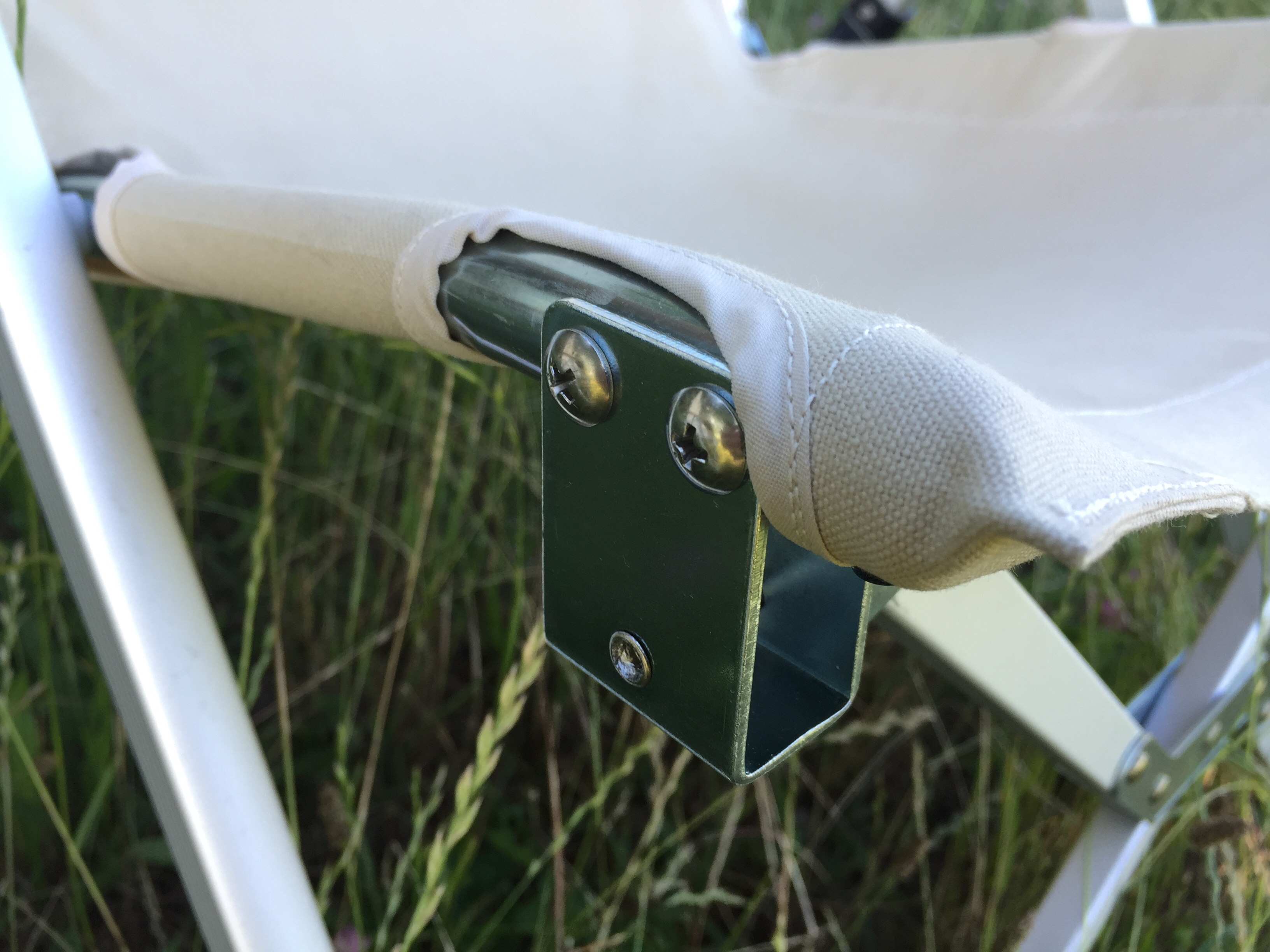 防水リクライニングチェア/サンドベージュ（生地のみ1シート差替ビス付）受注オーダー