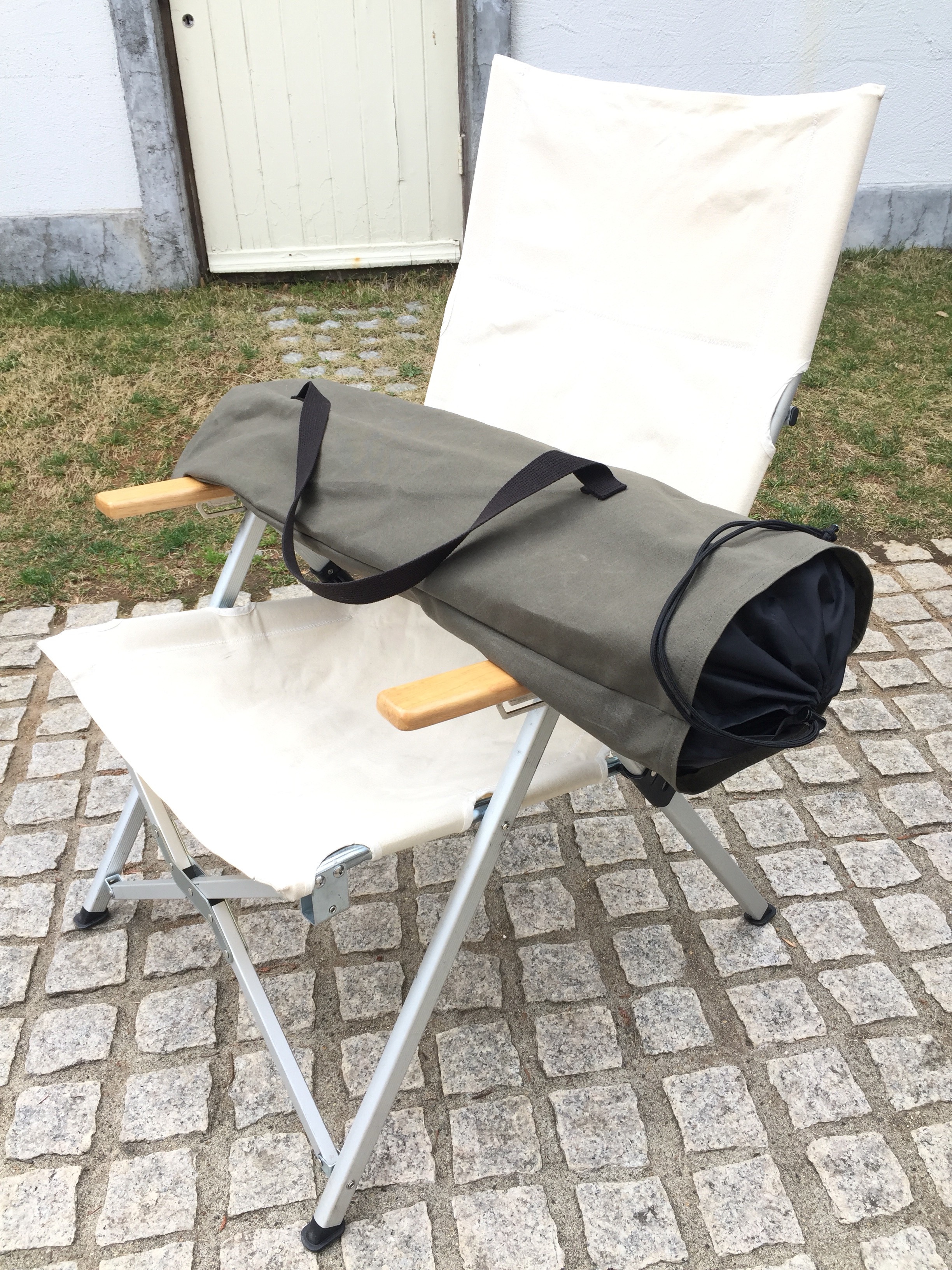 防水リクライニングチェア/サンドベージュ（生地のみ1シート差替ビス付）受注オーダー