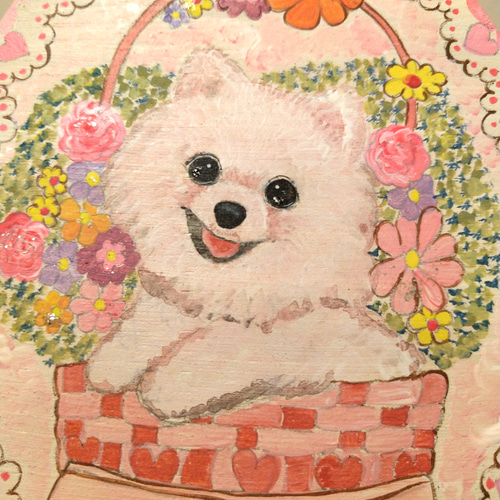 8/25♡ポメラニアン♡パネル♡ハンドメイド