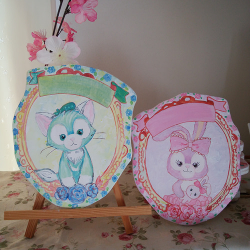 額縁ﾄｰﾙﾍﾟｲﾝﾄ猫 タペストリー・壁掛け ココアママ🐩 通販 5432290