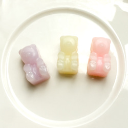 小熊軟糖耳環グミベア gummy bears 不可食用 甜點飾品 單耳【蜜斯手作】 第3張的照片
