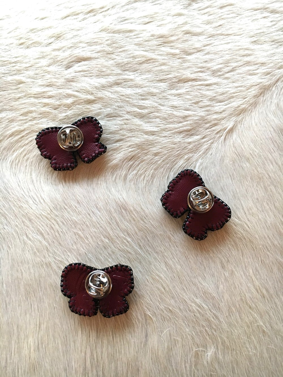 ビーズ刺繍 リボンのミニミニシリーズ ピンブローチ mini ribbon 7枚目の画像