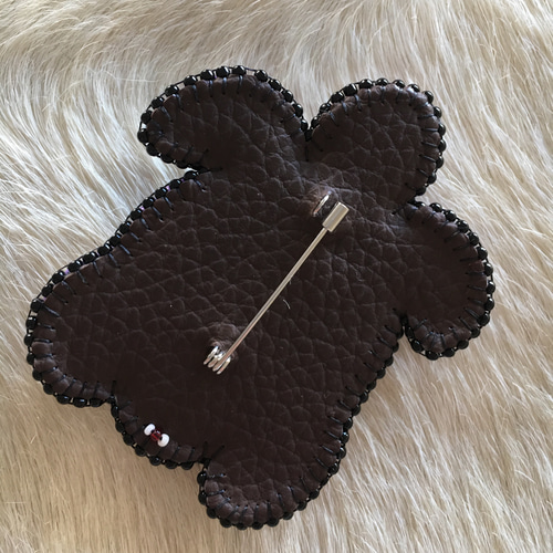 ビーズ刺繍 -亀のブローチ-turtle ブローチ Belva! 通販 7138674