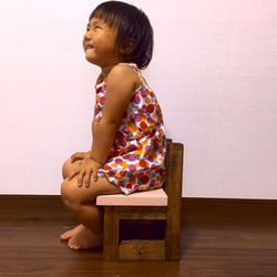 送料無料　赤ちゃん お座り 椅子 おしゃれ あかちゃん イス 木製 セット 2個セット いす 子供 こども 木 チェア 4枚目の画像