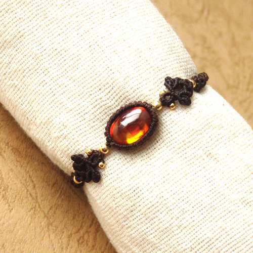 ✩⡱スファレライトマクラメブレスレット ネックレス・ペンダント A