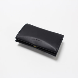 Card Case　- Black -　（名刺入れ カードケース 革小物） 2枚目の画像