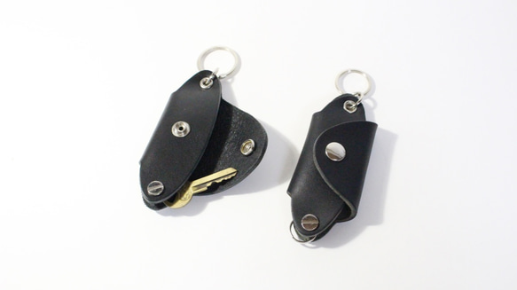 mini keycase　-black- 1枚目の画像