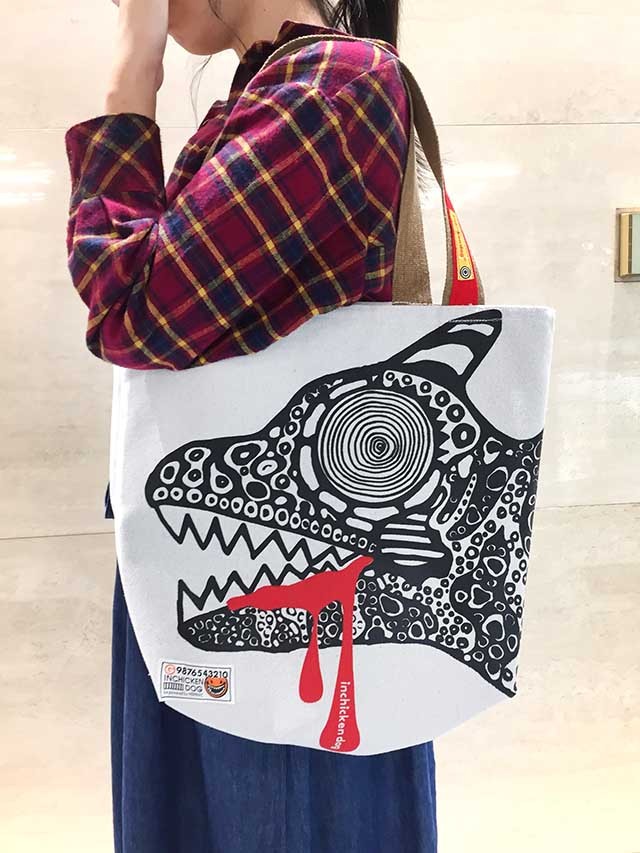 カメレオン帆布トートバッグL