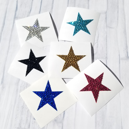 送料無料 】キラキラ星シール☆ワンポイント✩STAR✩かわいい