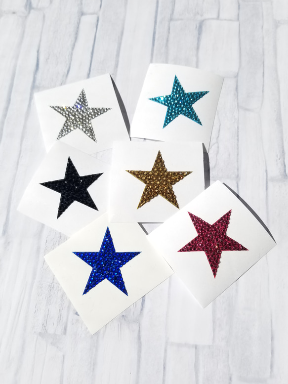 送料無料 】キラキラ星シール☆ワンポイント✩STAR✩かわいい