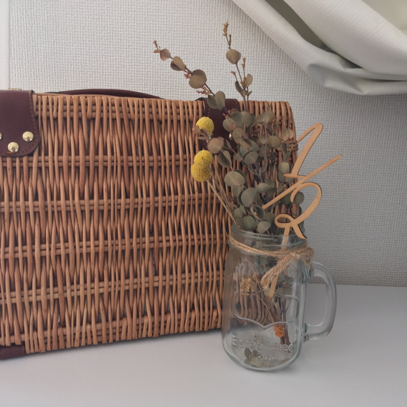 ハーフバースデー ケーキトッパー 1/2 クレイケーキ 誕生日ケーキ 誕生日 飾り付け デコレーション アレンジ 木製 2枚目の画像