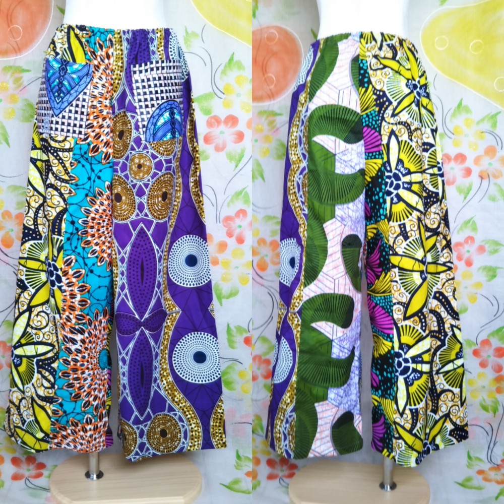 アフリカ布パンツ キュロット・ワイドパンツ africa 通販｜Creema