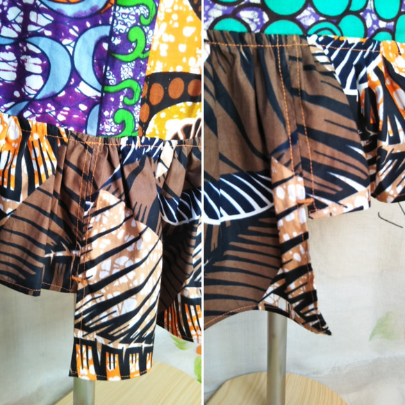 アフリカ布スカート 4枚目の画像