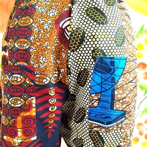 アフリカ布もんぺパンツ ロングパンツ africa 通販 11882726｜Creema