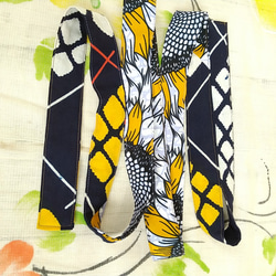 アフリカ布と浴衣とのリメイク アウターワンピース 5枚目の画像