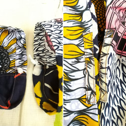 アフリカ布と浴衣とのリメイク アウターワンピース 7枚目の画像