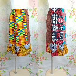 アフリカ布スカート【ねったい】 7枚目の画像