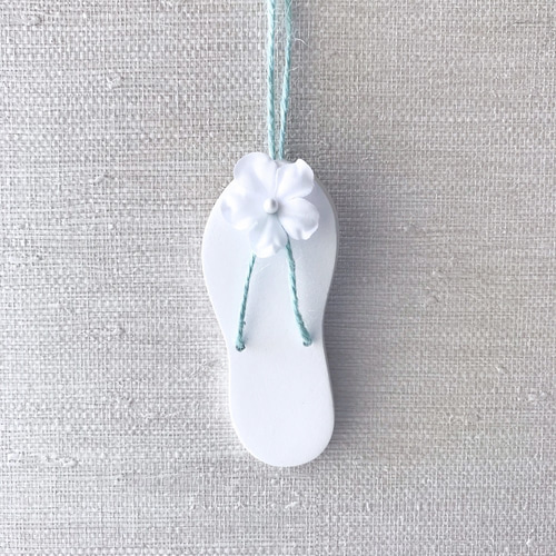 アロマストーンシェルフラワー&ビーチサンダルセット アロマストーンシェルフラワー&ビーチサンダルセット インテリア・生活道具