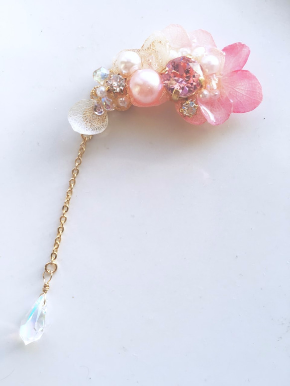 renewal紫陽花サンキャッチャーear cuff 5枚目の画像