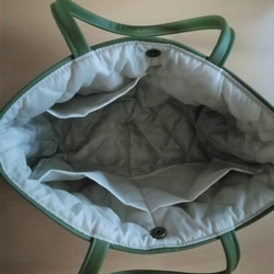 エバーグリーンのふわりトートバッグ「Creema限定」 3枚目の画像