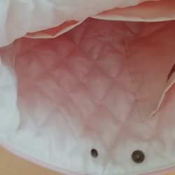 桜ピンクのA4対応シンプルトートバッグ「Creema限定」 5枚目の画像