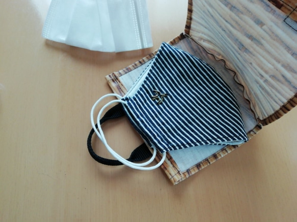 ミニチュアかごバッグのマスクケース（立体型用） 3枚目の画像