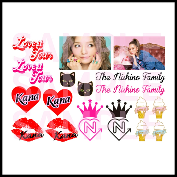 西野カナ タトゥーシール その他素材 閉店します 通販 5643847｜Creema