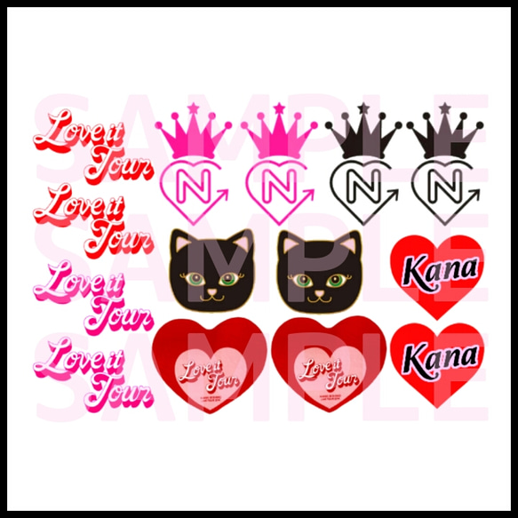 西野カナ タトゥーシール その他素材 閉店します 通販 5769485｜Creema