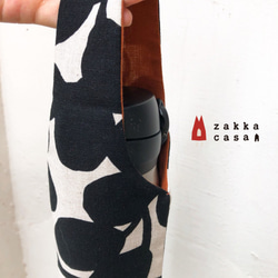 現貨 / Zakka CASA 日本京都 黑白圓點 水壺袋/雨傘袋/輕便外出提袋 第3張的照片