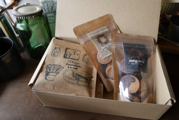 creema限定　≪Winter Essentials Blend≫ ドリップバッグコーヒーとクッキーのギフトセット 1枚目の画像
