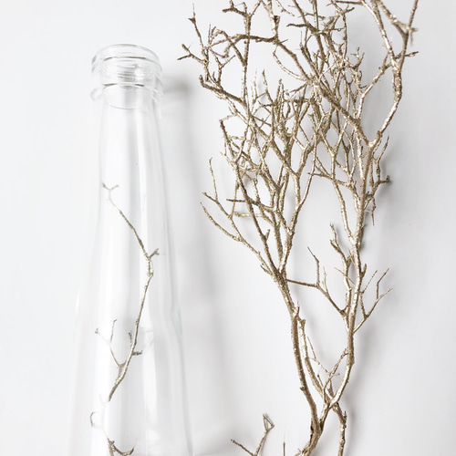 シェア花材☆ヴェスペネスト・プリザーブド プラチナラメ その他素材