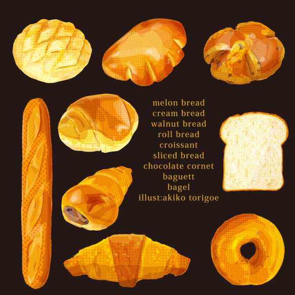 字母套裝【美味麵包】 第3張的照片