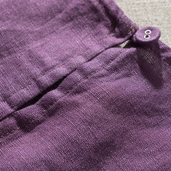 美しい花柄刺繍 リネン ゆったりとした七分袖のブラウス「3色」for ladies 10枚目の画像