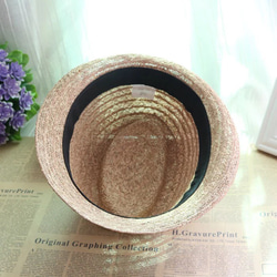 夏 新しいデザイン 不規則形の帽子の頂 超軽量の麦わら帽子[h019] 3枚目の画像