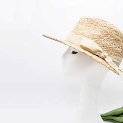 夏の爽やかなスタイル 大人用 麦わら帽子[h028] 5枚目の画像