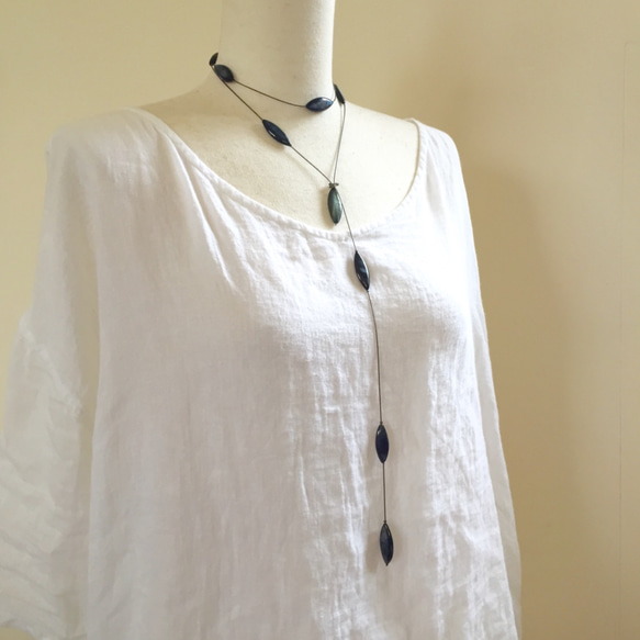 シェル・ラリエット 〈ダークブルー〉 1枚目の画像