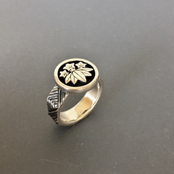 家紋のリング【SV999】《受注制作》 2枚目の画像