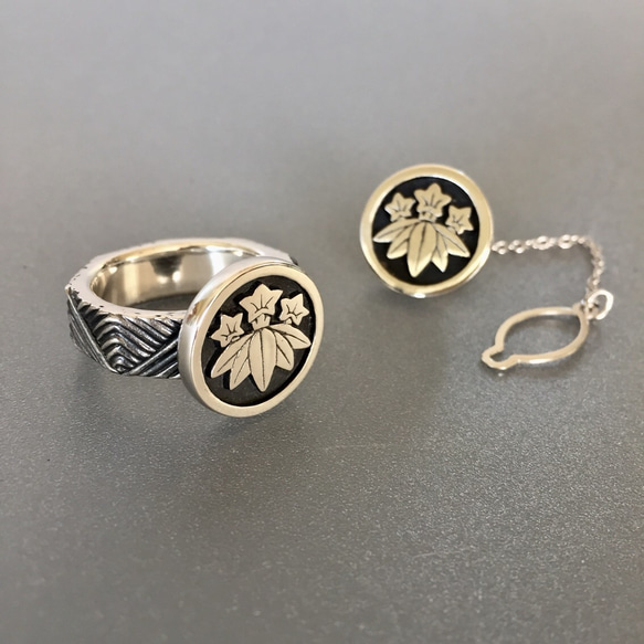 家紋のリング【SV999】《受注制作》 4枚目の画像