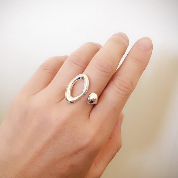 サークルリング【SV925】 1枚目の画像