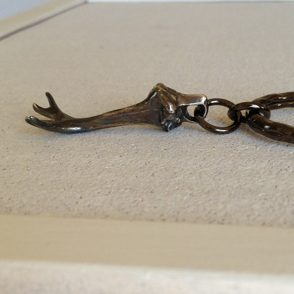 カブトムシ角キーホルダー 4枚目の画像